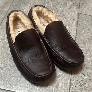 UGG Brown Leather Loafers
